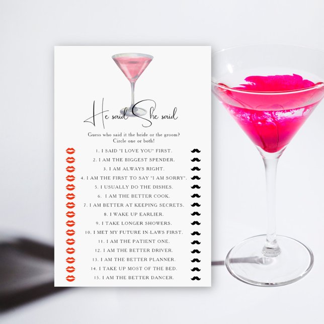 Cosmopolitan Bridal shower He said she said (Creator heeft geüpload)