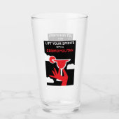 Cosmopolitan Cocktail Drink Glas (Voorkant)