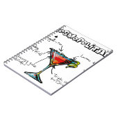 Cosmopolitan Cocktail Recipe Notitieboek (Linkerzijde)