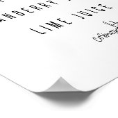 Cosmopolitan Cocktail Recipe Poster (Hoek)