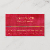 Cosmopolitan Glamor Visitekaartje (Achterkant)