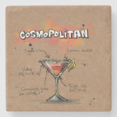 Cosmopolitan Martini Onderzetter (Voorkant)
