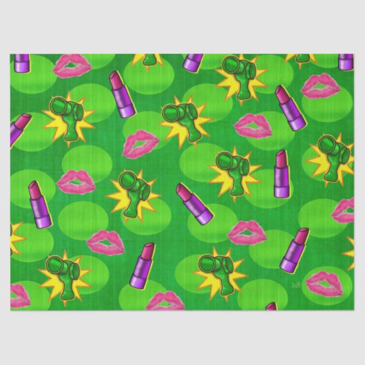 Cosmopolitan Pop Art GIFT TISSUE 3 Tissuepapier (Voorkant)