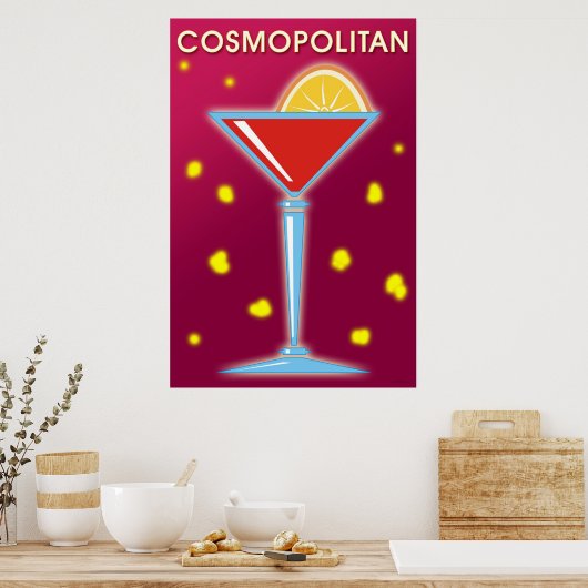 Cosmopolitan Poster (Keuken)