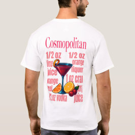 Cosmopolitan T-Shirt – Chic Pink Martini Cocktail