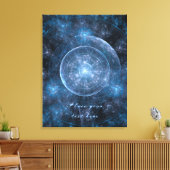 Cosmos Achtergrond 001 Canvas Afdruk (Insitu (Woonkamer))