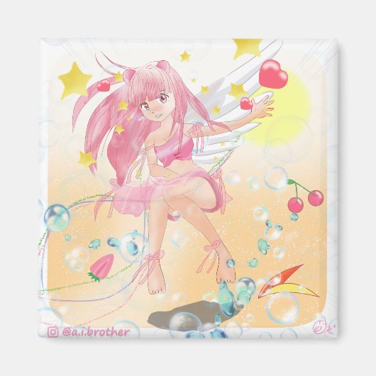 Cosmos Angel Magnet (Devant)