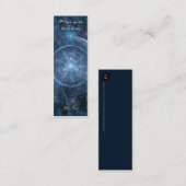 Cosmos Background 001 - Bladwijzer Mini Visitekaartje (Voorkant / Achterkant)