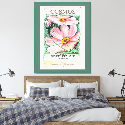 Cosmos Canvas Print (Insitu (Slaapkamer))