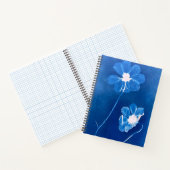 Cosmos Cyanotype Carnet spiral (Intérieur)