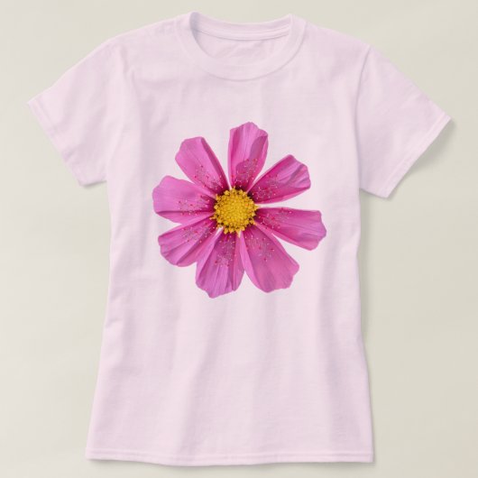 Cosmos Flower Chemistry Molecule T-shirt (Design voorkant)