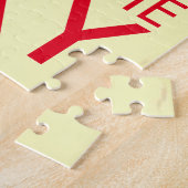 Cosmos Flower Reach for the Sky Quote Legpuzzel (Zijkant)