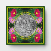 Cosmos Flowers Creëer Uw Eigen Foto Fotoplaat (Voorkant)