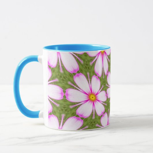 Cosmos Flowers Pattern Mok (Links)