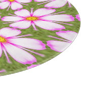 Cosmos Flowers Pattern Snijplank (Hoek)