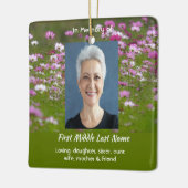 Cosmos Garden Flowers Memorial Keepsake  Keramisch Ornament (Links)