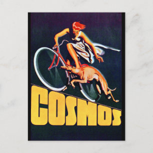 Cosmos Greyhound Bicycle Briefkaart