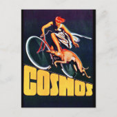 Cosmos Greyhound Bicycle Briefkaart (Voorkant)