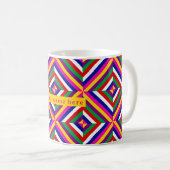 Cosmos-infinite Personalized Mug - Magenta/Yellow (Devant droit)