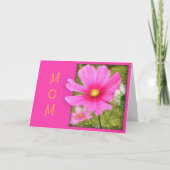 Cosmos Moederdag Kaart (Voorkant)