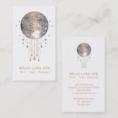 *~* Cosmos Moon Lunar Universe Shaman Visitekaartje (Voorkant / Achterkant)