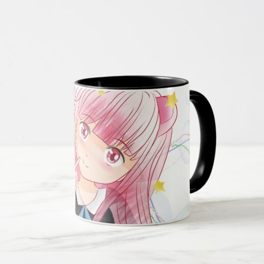 Cosmos Mug (intérieur noir) (Devant droit)