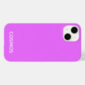 Cosmos paarse kleurnaam Case-Mate iPhone case (Achterkant (horizontaal))