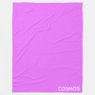 Cosmos paarse kleurnaam fleece deken