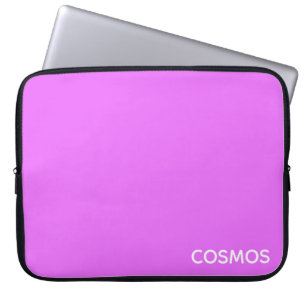 Cosmos paarse kleurnaam laptop sleeve
