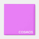 Cosmos paarse kleurnaam magneet (Voorkant)