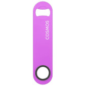 Cosmos paarse kleurnaam speed flessenopener (Voorkant)