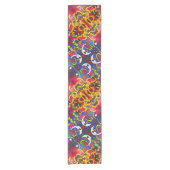 Cosmos Pattern Table Runner Korte Tafelloper (Voorkant)