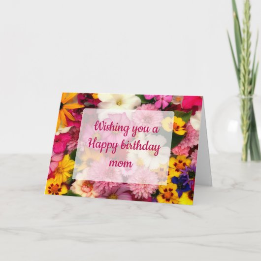 cosmos rose - carte (Devant)