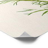 Cosmos rose Fleurs Art Imprimer Poster (Coin)