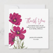 Cosmos rose foncé Merci floral (Devant)