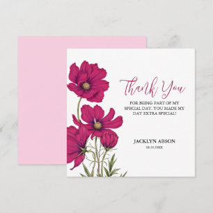 Cosmos rose foncé Merci floral