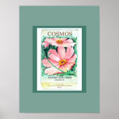 Cosmos Seed Packet Poster (Voorkant)