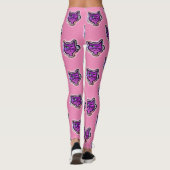 Cosmos Sparkle Winking Cat Cartoon Style Leggings (Achterkant)