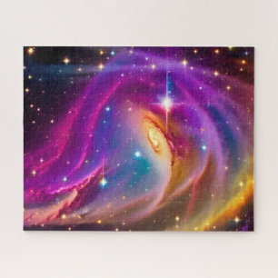 Cosmos Swirling Indigo Party Fun Event in Universe Legpuzzel