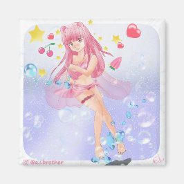 Cosmos Valentine's Day Magneet