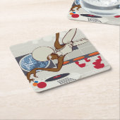 Cosmos Vierkante Kartonnen Onderzetter (Schuin)