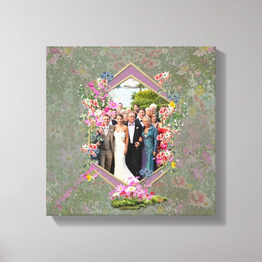 Cosmos Wilderness Wild-Flowers Canvas Afdruk (Voorkant)