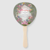 Cosmos Wilderness Wild-Flowers Handwaaier (Voorkant)