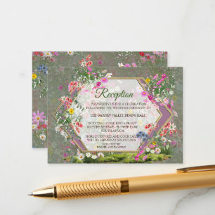 Cosmos Wilderness Wild-Flowers Informatiekaartje