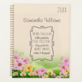 Cosmos Wildflower Positive Affirmation Custom Name (Devant)