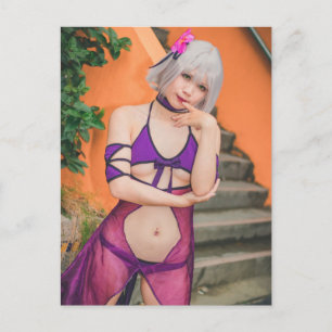 Cosplay Anime  Asian Beauty Foto Briefkaart