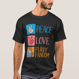 Cosplay He Fursona Furry Fandom T-shirt