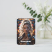 Cosplay Minimaliste Cartes de Présentation | Code  (Debout devant)