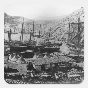 Cossack Bay, Krim, c.1855 Vierkante Sticker