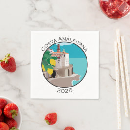 Costa Amalfitana Cocktail Servet Logo B